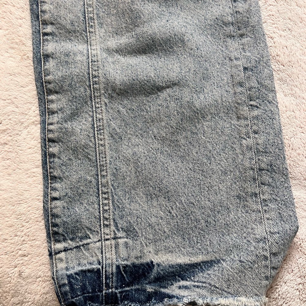 Free People Light Blue Wide Leg Pants - Picture 2 of 3
